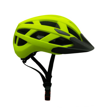 Casque de vélo à LED OEM unisexe avec visière solaire